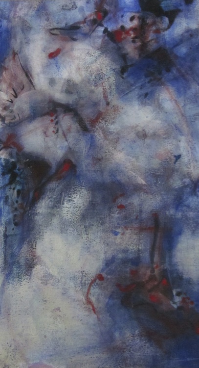 "Untitled #3" 20"x36" Acrylic On Canvas $400