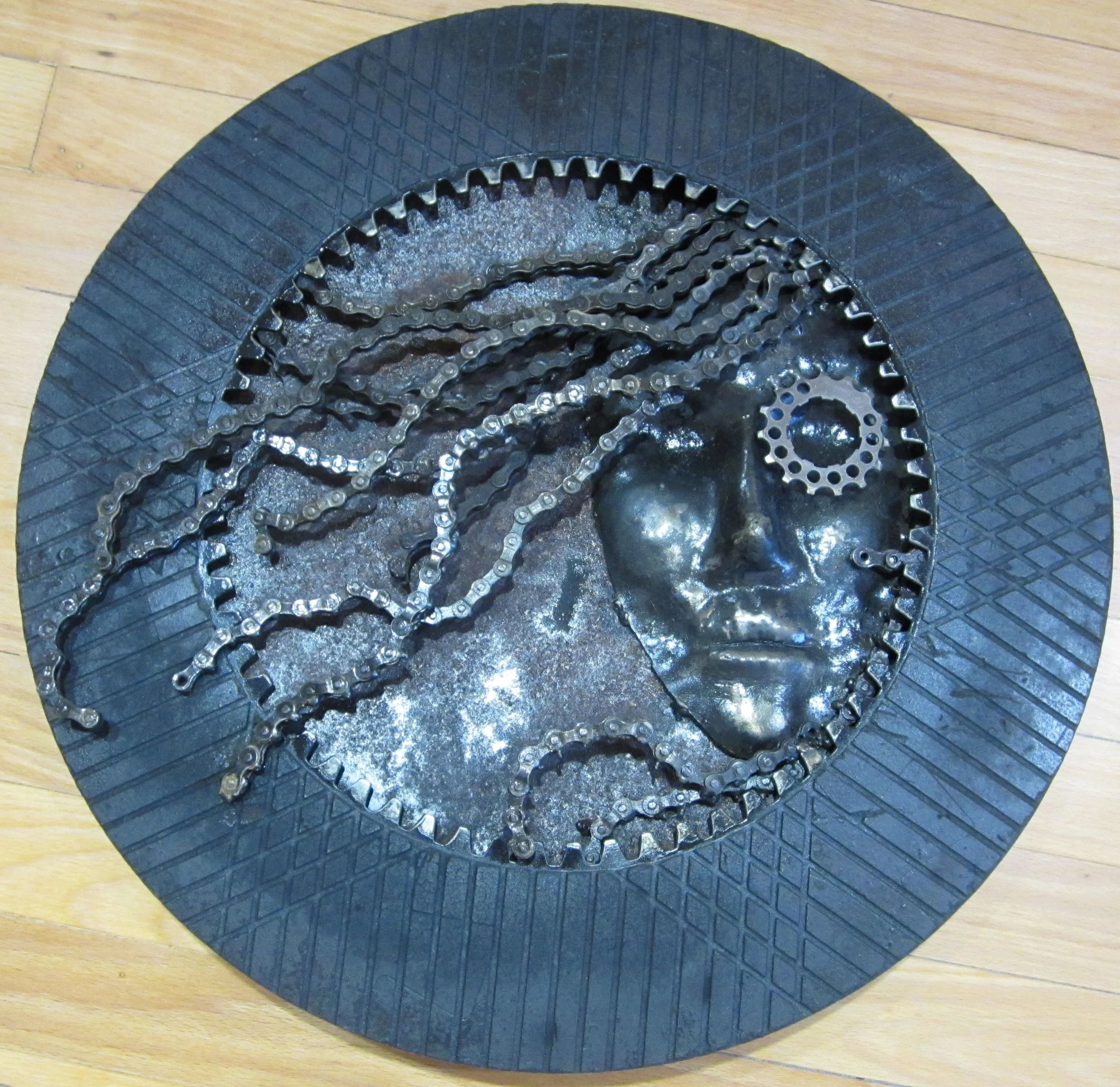 "Large face" 19 1/2"x1/2" Metal $450