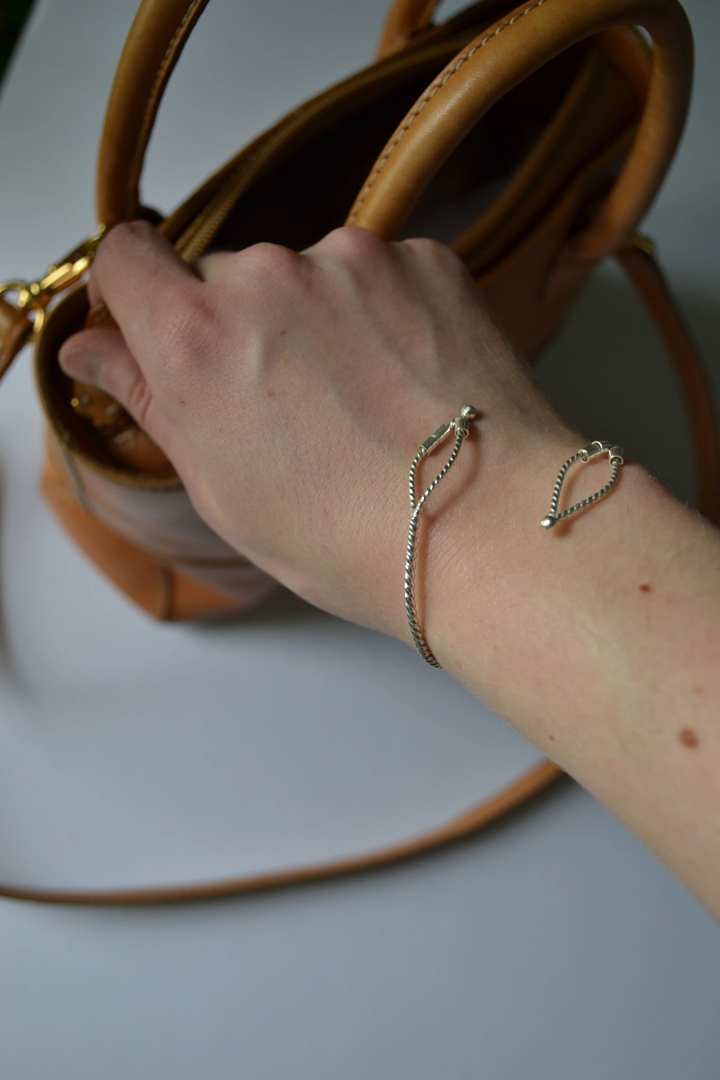 Petal Bracelet - Sterling silver  - Handcrafted - lewdesigns.com.JPG