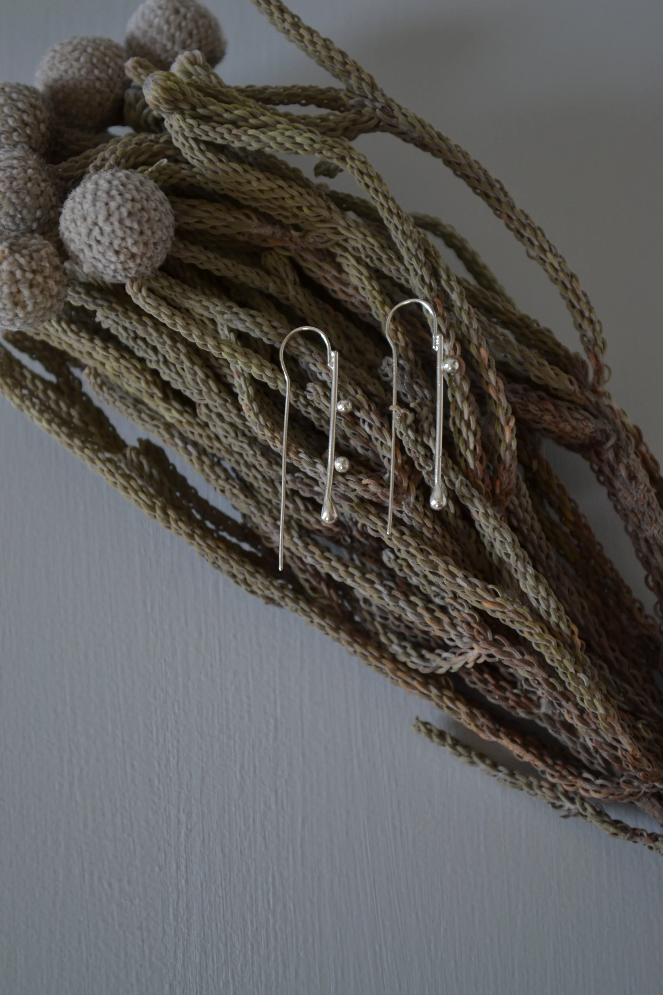 Solid Silver Earrings - Drifting Winds Studio - Driftingwindsstudio.com -.JPG