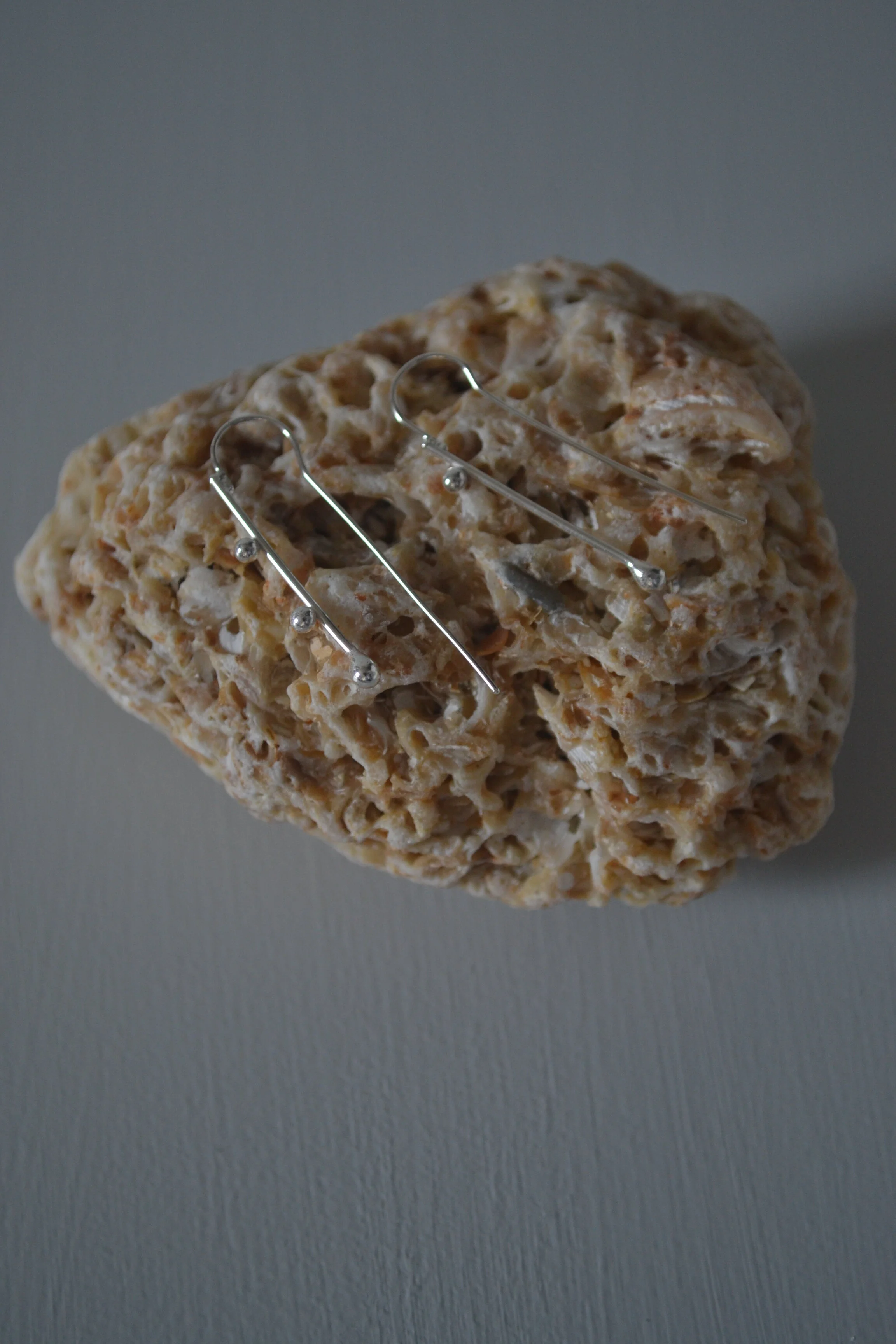 Solid Silver Earrings -  Drifting Winds Studio - Driftingwindsstudio.com.JPG