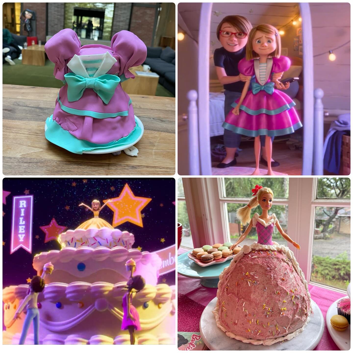 So many cakes, so many dresses, SO the Hill to Die On! These elements became such a pivotal story point, that I loved. If there&rsquo;s anything I knew would make the &ldquo;Best Dream Ever!&rdquo; for Joy, it&rsquo;s a cake dress!  The Barbie is a c