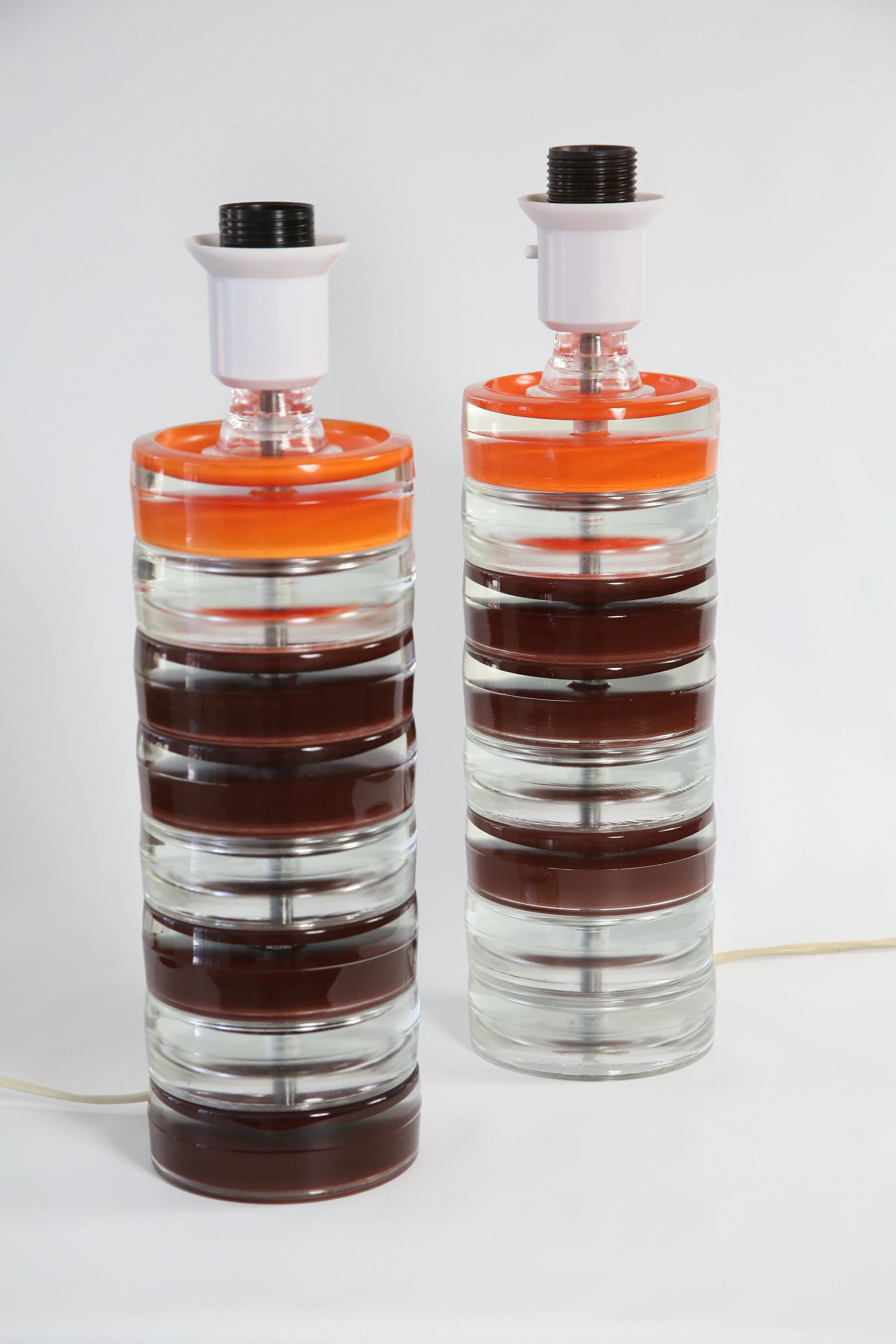 Crystal Table Lamps - A Pair