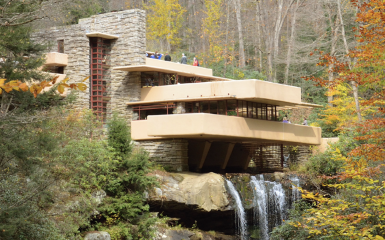 Falling Water by frank Lloyd Wright