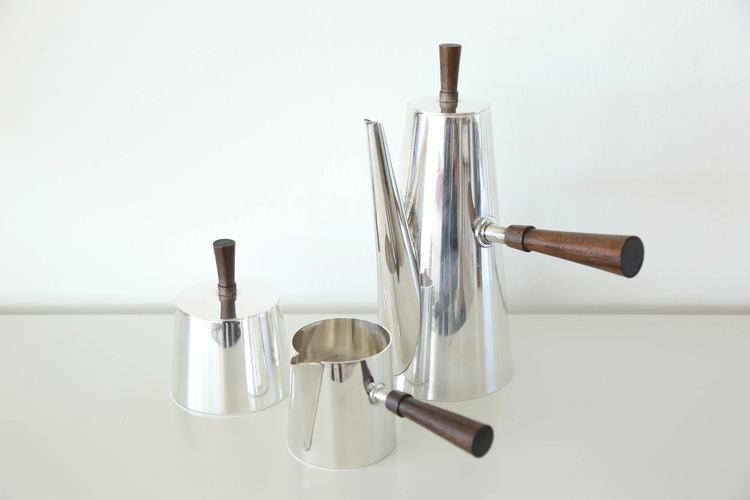 Mid-Century Italian Silver Coffee Set