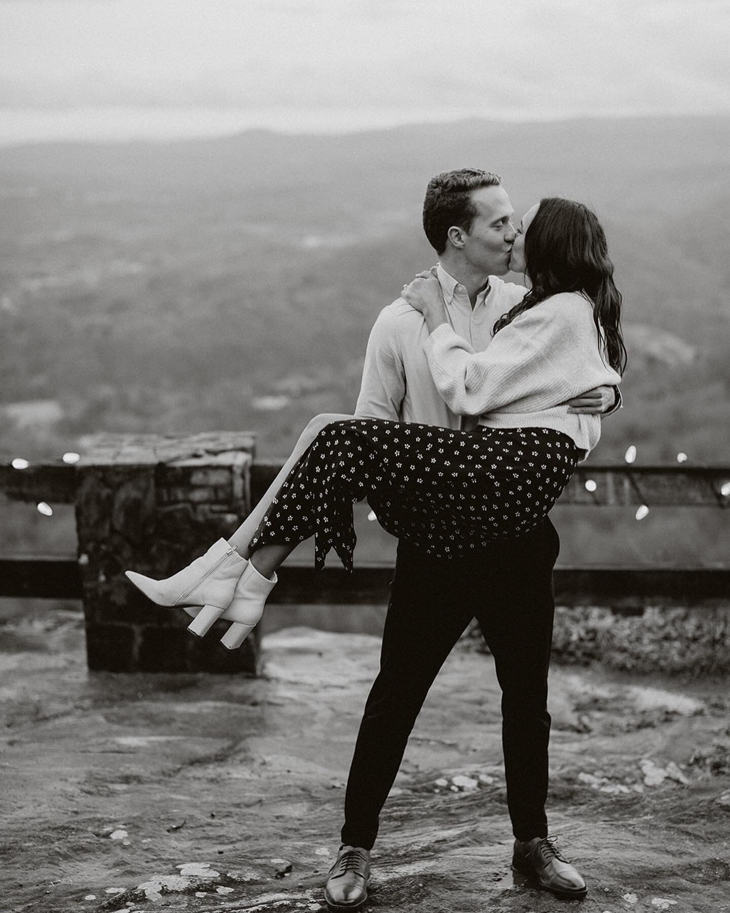 If you want to have your engagement shoot on top of a mountain please think of me. 😇