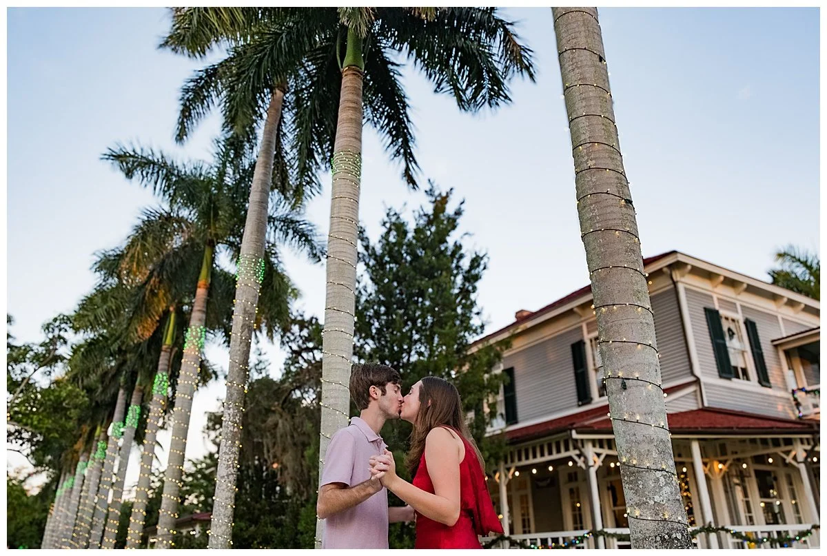 Surprise Proposal at Edison Ford Estates | Tyler + Rebecca