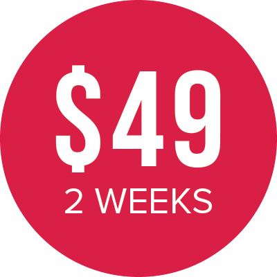 $49 for 2 weeks