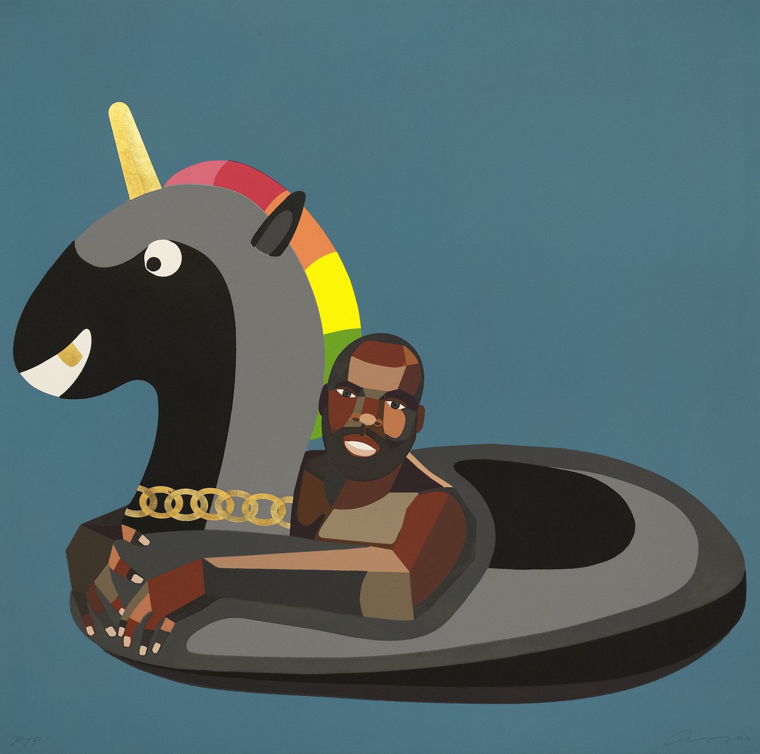 Self Portrait on Float. 2019.