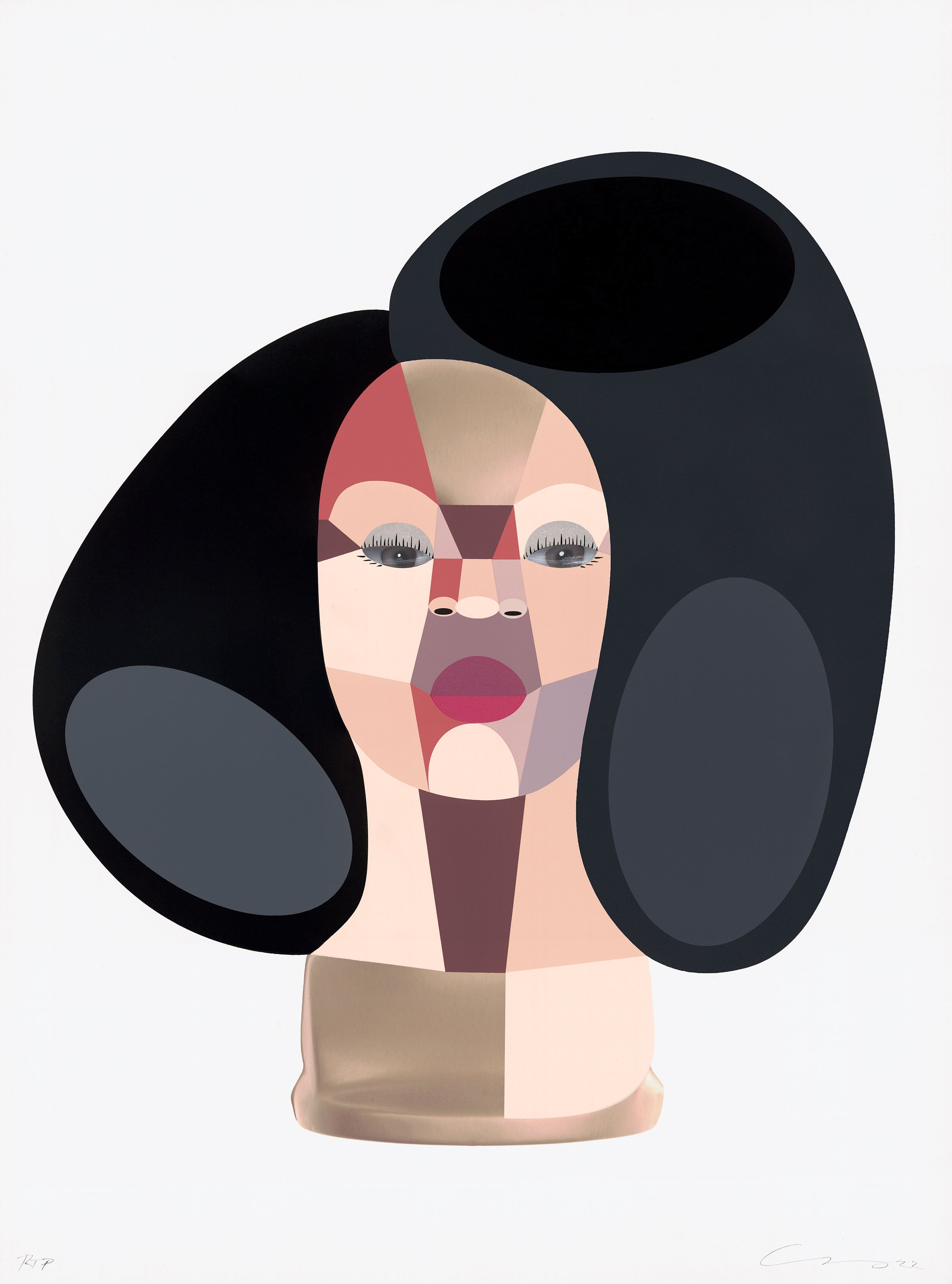Style Variation 4 (Side Part). 2022.