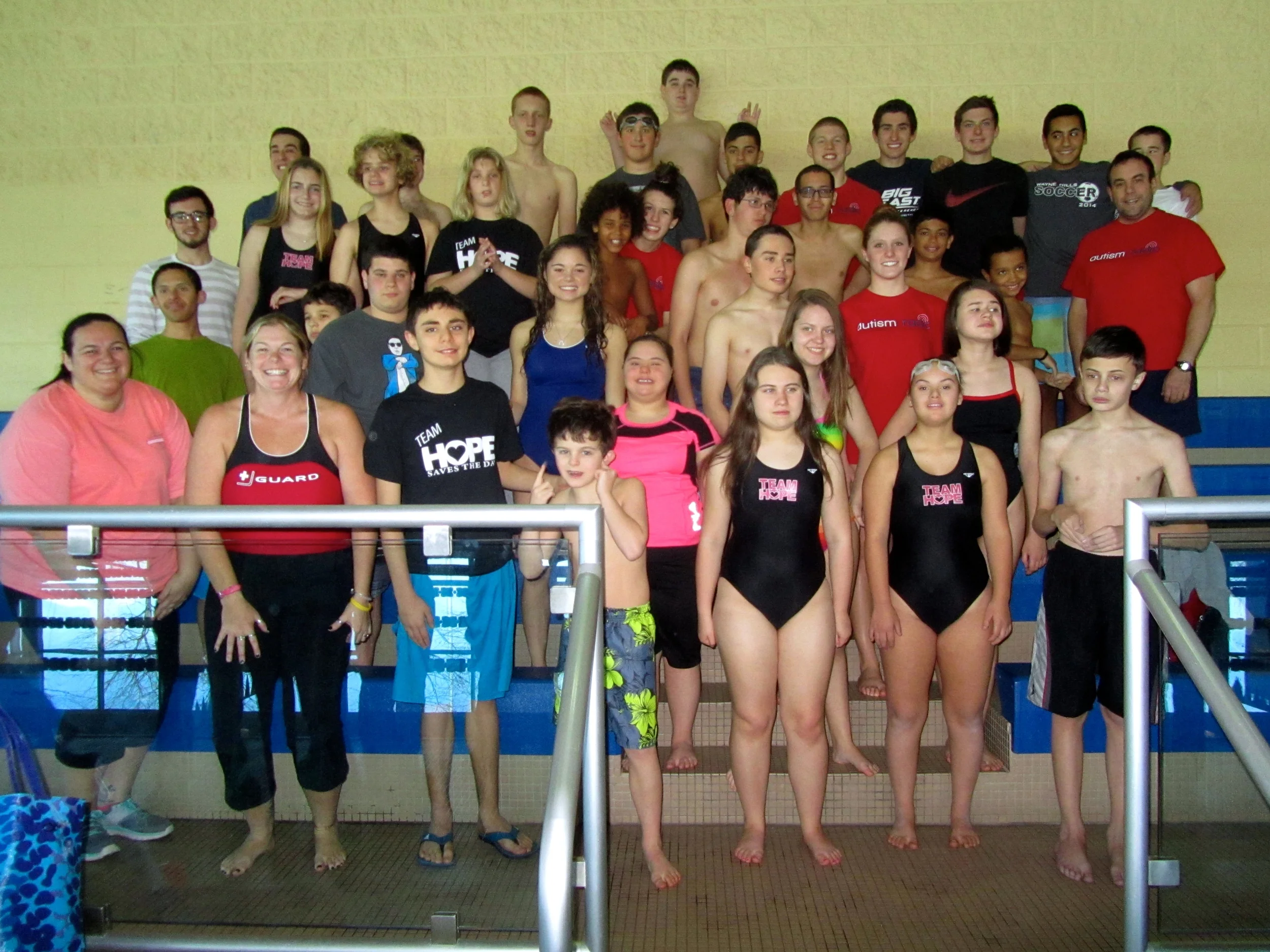 Autism Radio Swim Program, Team HOPE