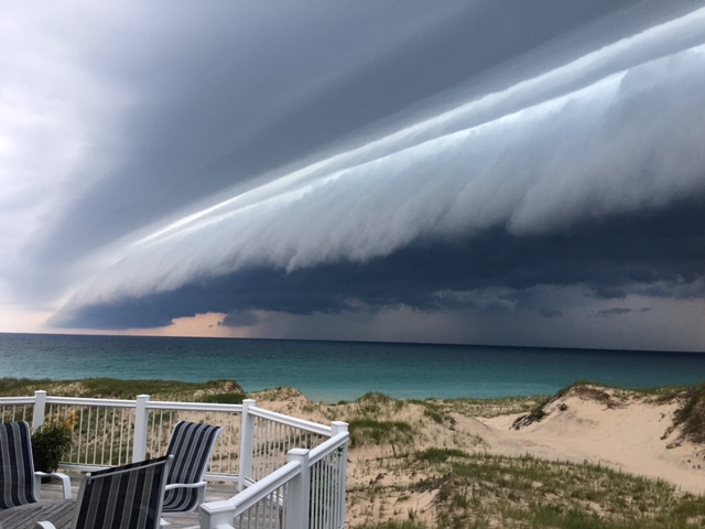 Storm front approaching, July 2017, by John Modlin