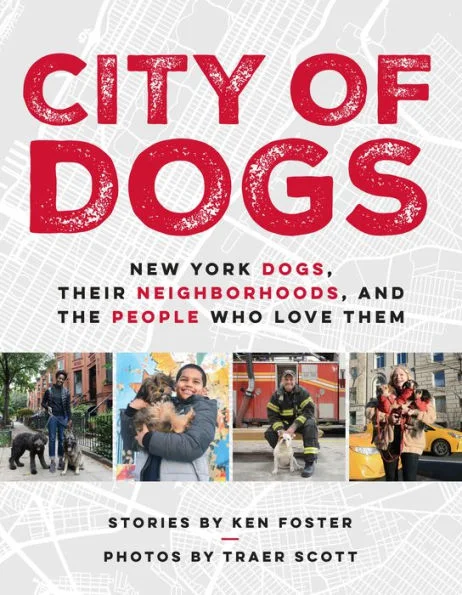 A beautiful, heartfelt, funny, and inspiring collection of photos and stories that maps the relationship between canine New Yorkers and their human counterparts. New York is a city of five boroughs, more than 250 distinct neighborhoods, 8.5 million people, and more than 600,000 dogs, who are as much a part of the social fabric as the people who follow them on the other end of the leash. City of Dogs maps this relationship with incredible four-color photos highlighting the scene. From the Bronx to Brooklyn and along the streets of Harlem and Manhattan, Ken Foster and Traer Scott explore the unique relationships between dogs and their human counterparts. We meet Alex Nuckel, living on disability and finding joy and purpose in caring for his two pit bulls, Lucy and Rocky. And Majora Carter, a community activist who has received a MacArthur grant, living and working with two stray shepherds she rescued in her own neighborhood. City of Dogs also takes us to a Midtown Manhattan law office, where staff are encouraged to bring their adopted dogs to work, and to the JFK airport, where we meet dogs who help screen at security. And then on to Brooklyn, where we meet award-winning author Jacqueline Woodson and her dogs, Toffee and Shadow. These are just a few of the amazing animals and their people featured in this perfect gift book for any dog lover. Release date: October 9, 2018 from Avery/Penguin Pre-order City of Dogs