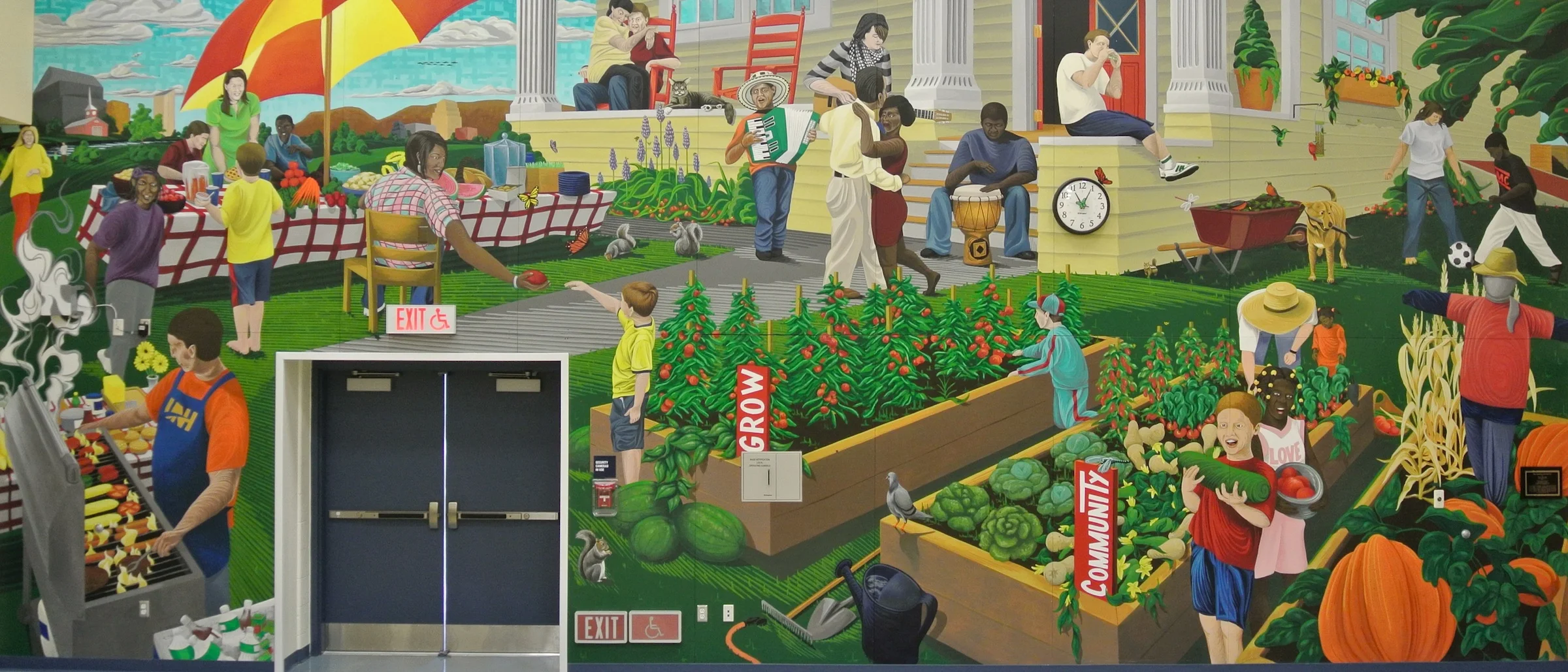 Finished Mural 16' x 37'