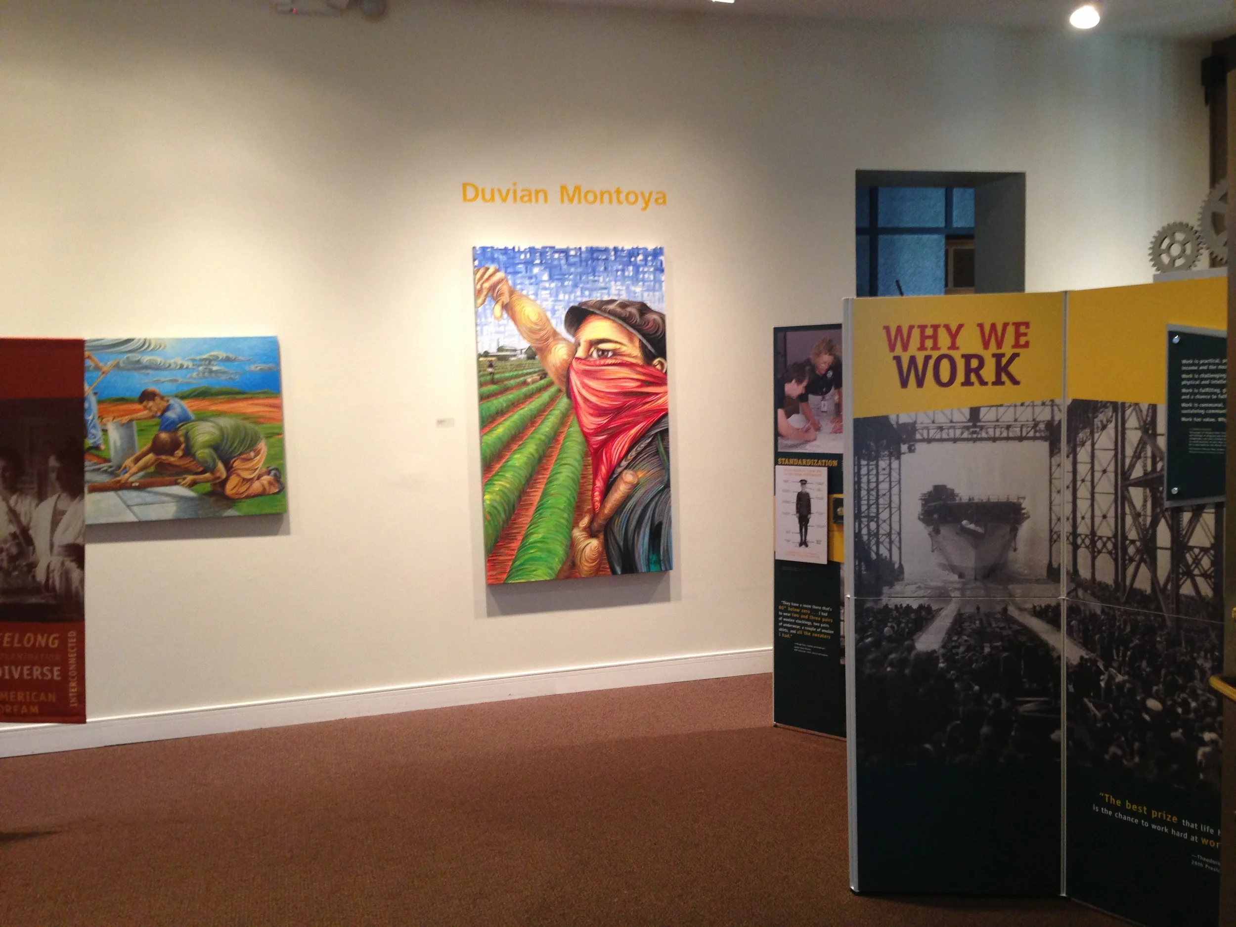 An installation shot on the 1st floor of the Museum as you walk in....speechless. More to come