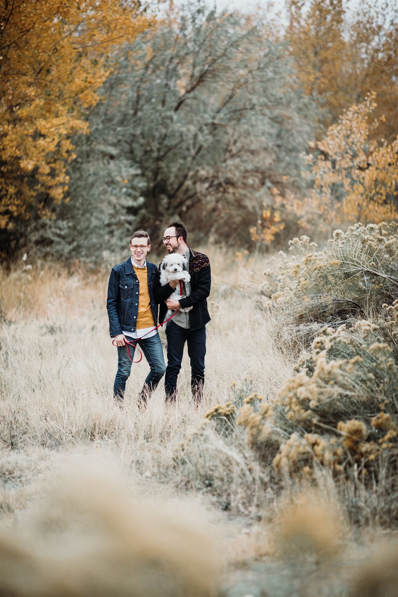 Outdoor Family Photography: A Couple of Dog Lovers - Golden, Colorado
