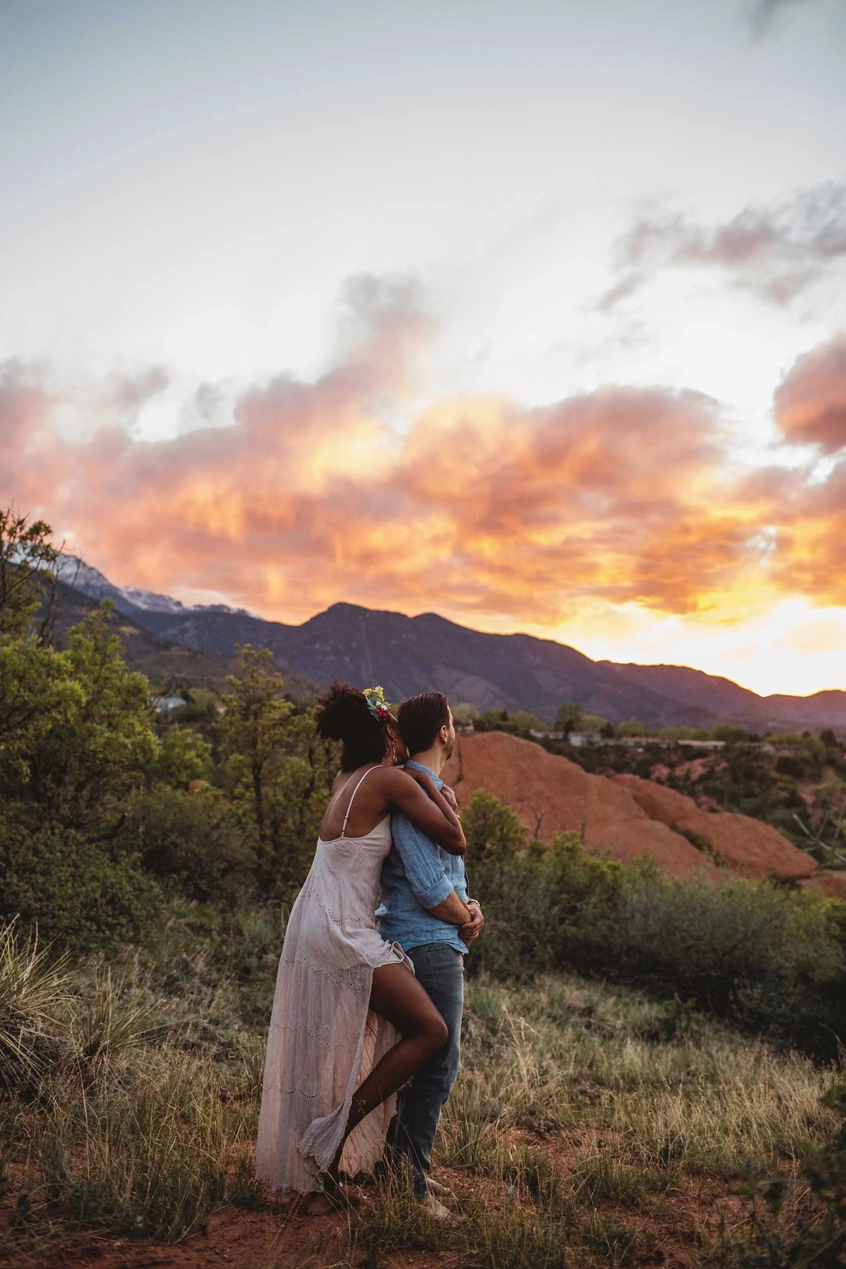 Adventure Engagement Session at Red Rocks Canyon Open Space, Colorado Springs