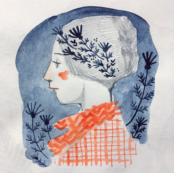 @abigailhalpin If you are drawn to whimsical folk type illustration, this is the account to follow! Abigail's drawings are so inspiring for me- I love even the smallest of sketches! 