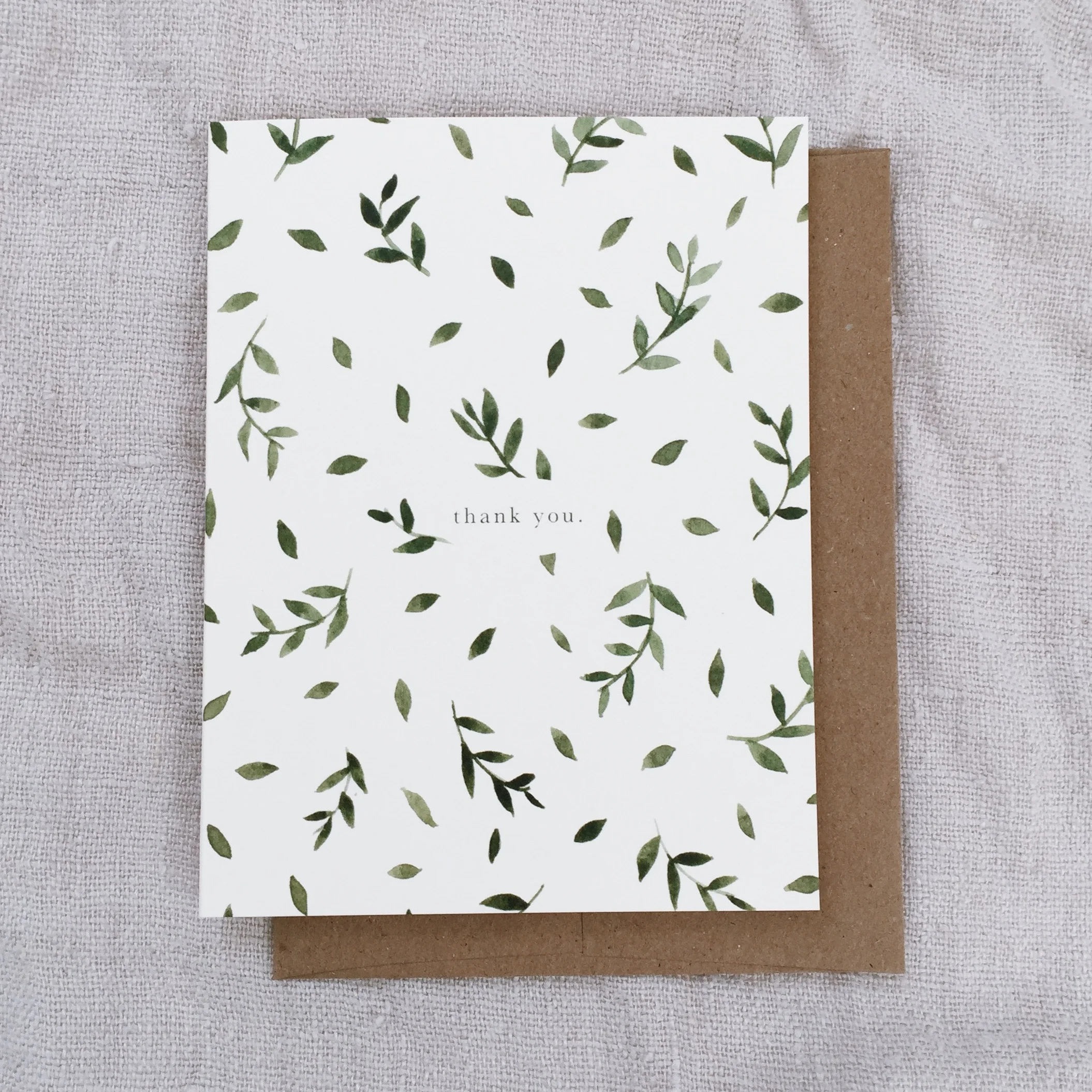 "Thank You" Greeting Card