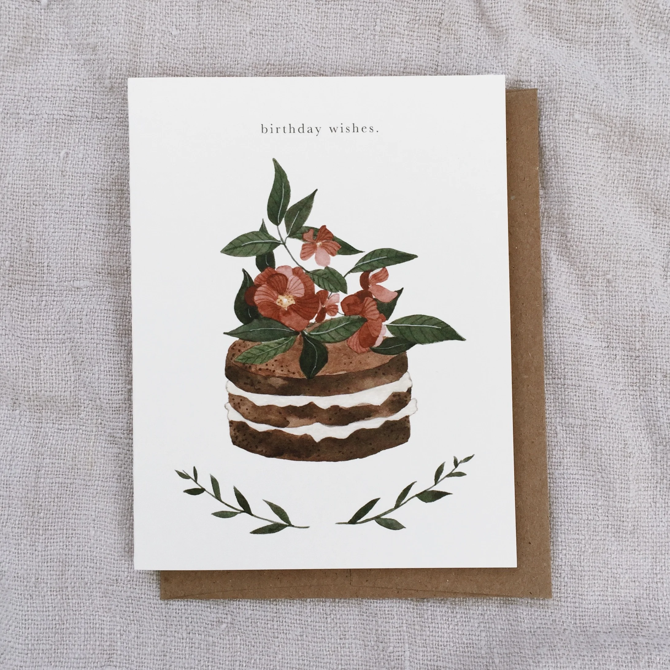 "Birthday Wishes" Greeting Card