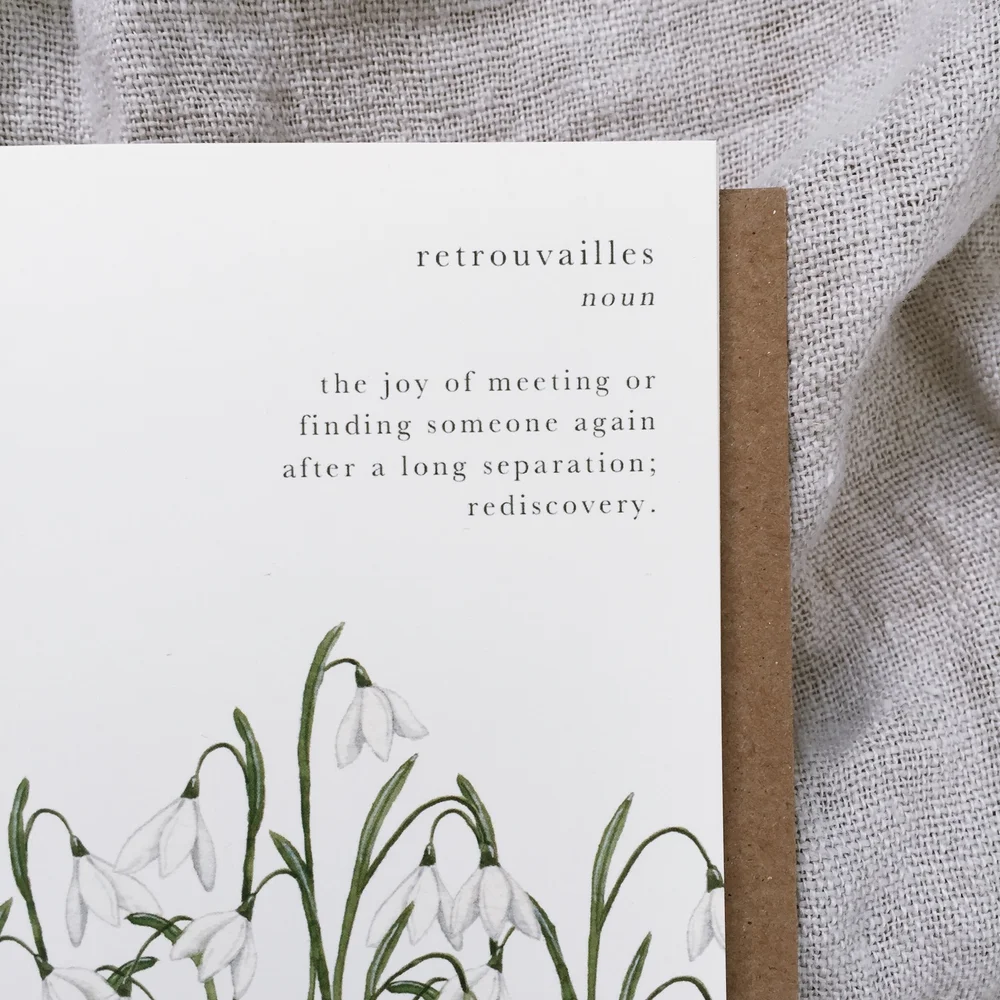 Retrouvailles Definition Greeting Card Jenni Haikonen
