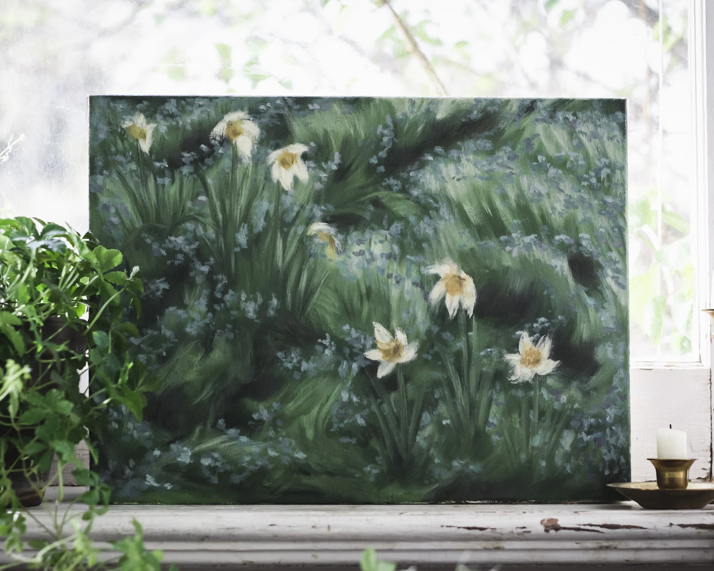 Spring Song, 12x16 acrylic landscape