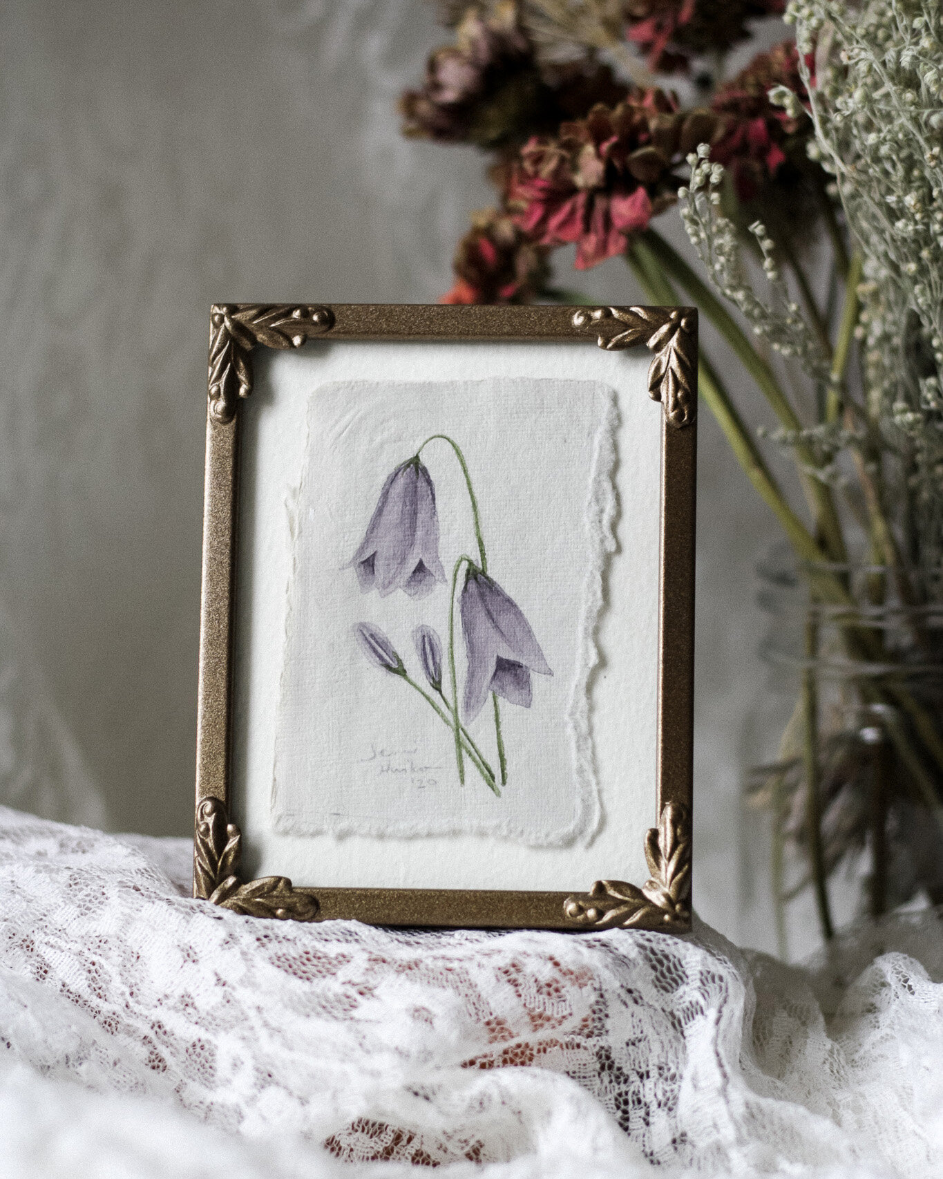 Harebell Study #9 • Small Watercolour Painting
