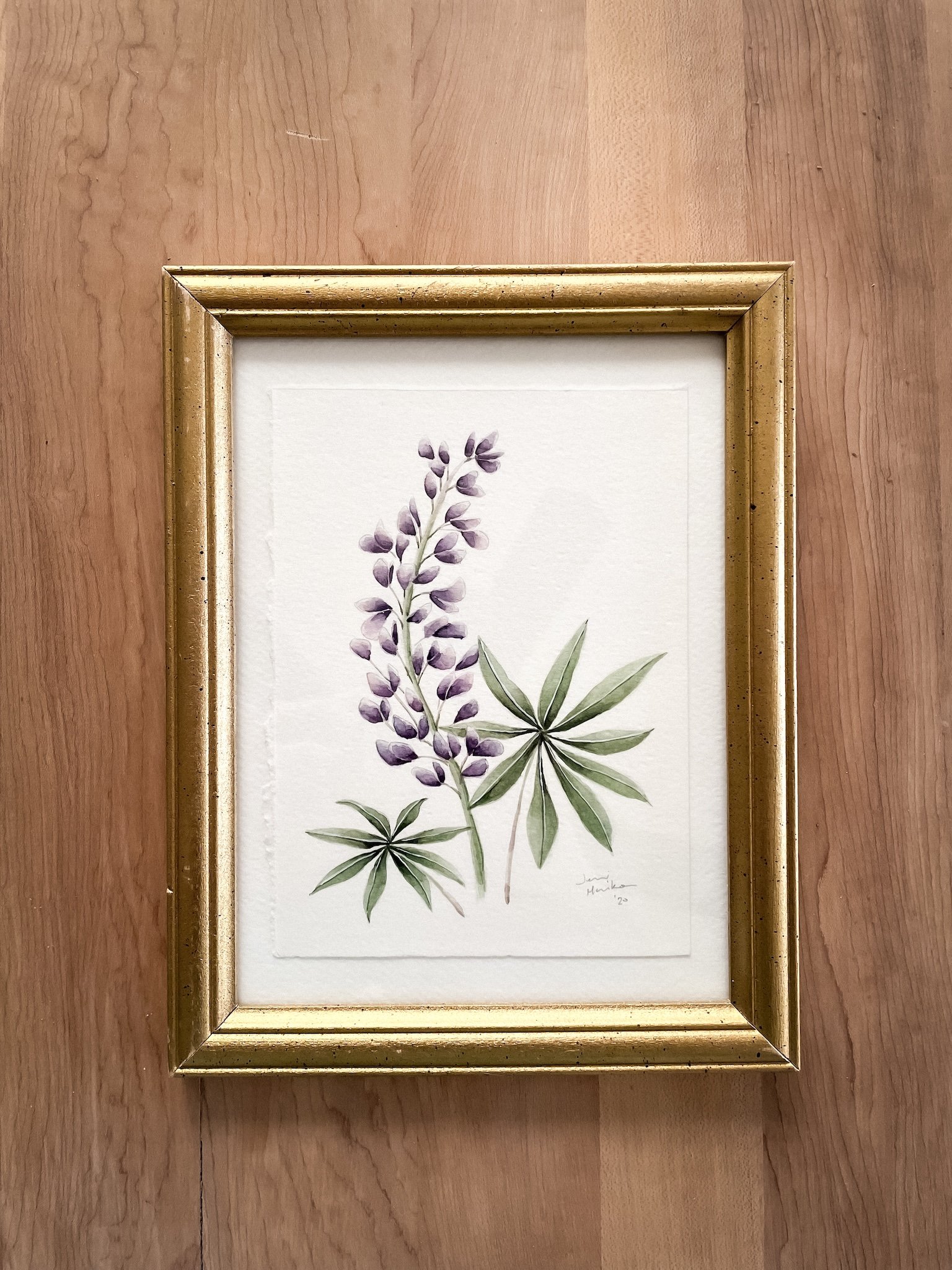 Purple Lupin Painting -2.JPG