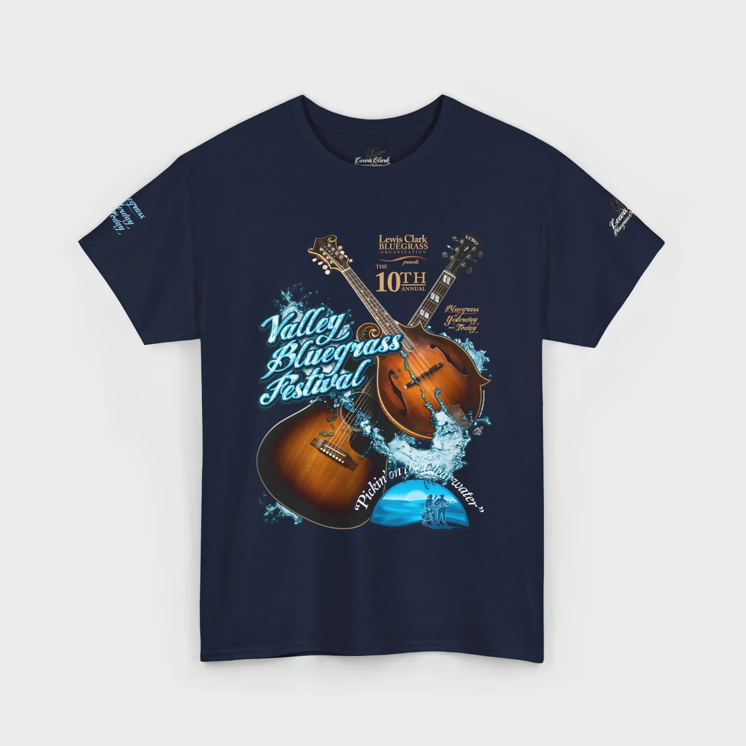 2025 DELUXE Valley Bluegrass Festival Heavy Cotton Tee (w