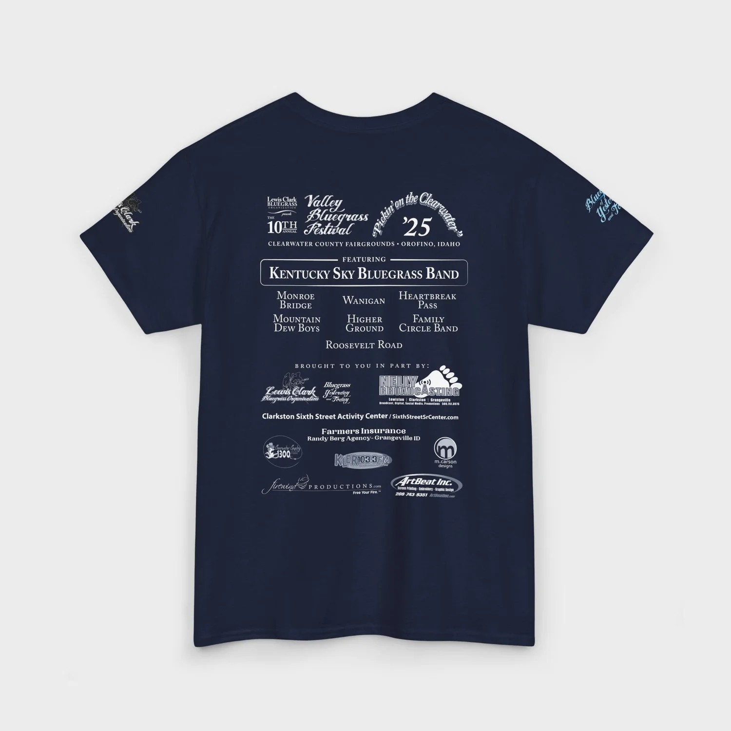 2025 DELUXE Valley Bluegrass Festival Heavy Cotton Tee (w