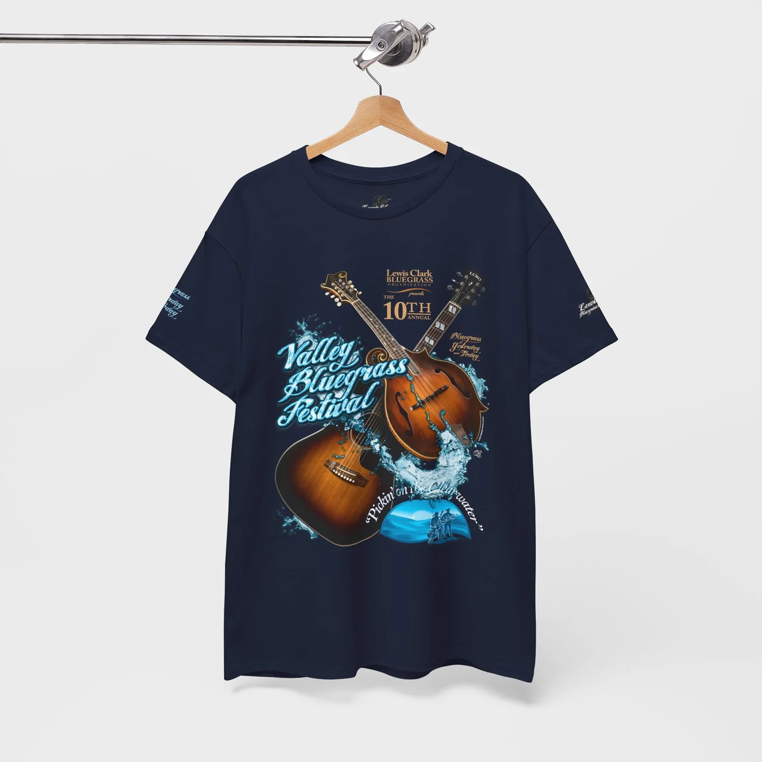 2025 DELUXE Valley Bluegrass Festival Heavy Cotton Tee (w
