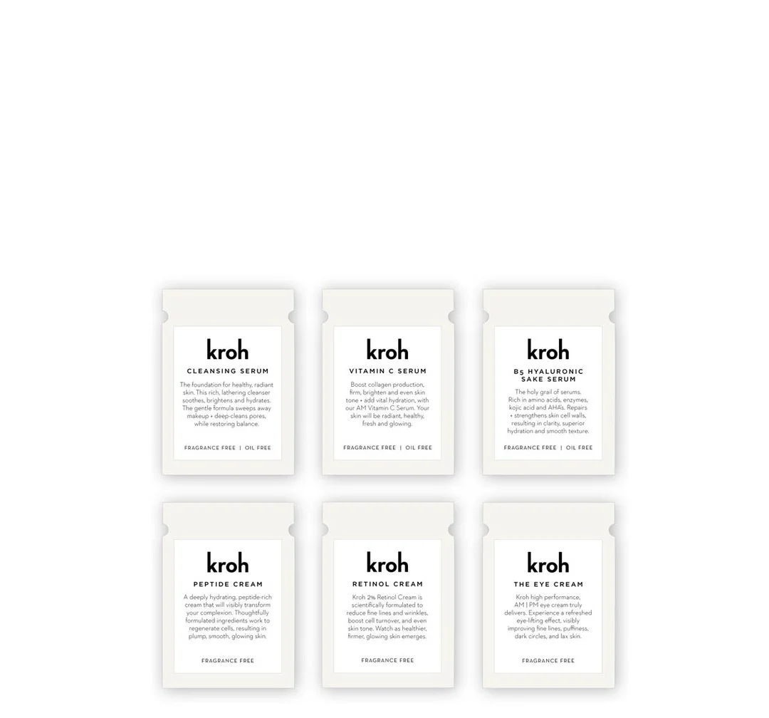 Experience The Kroh Collection | Sample Kit