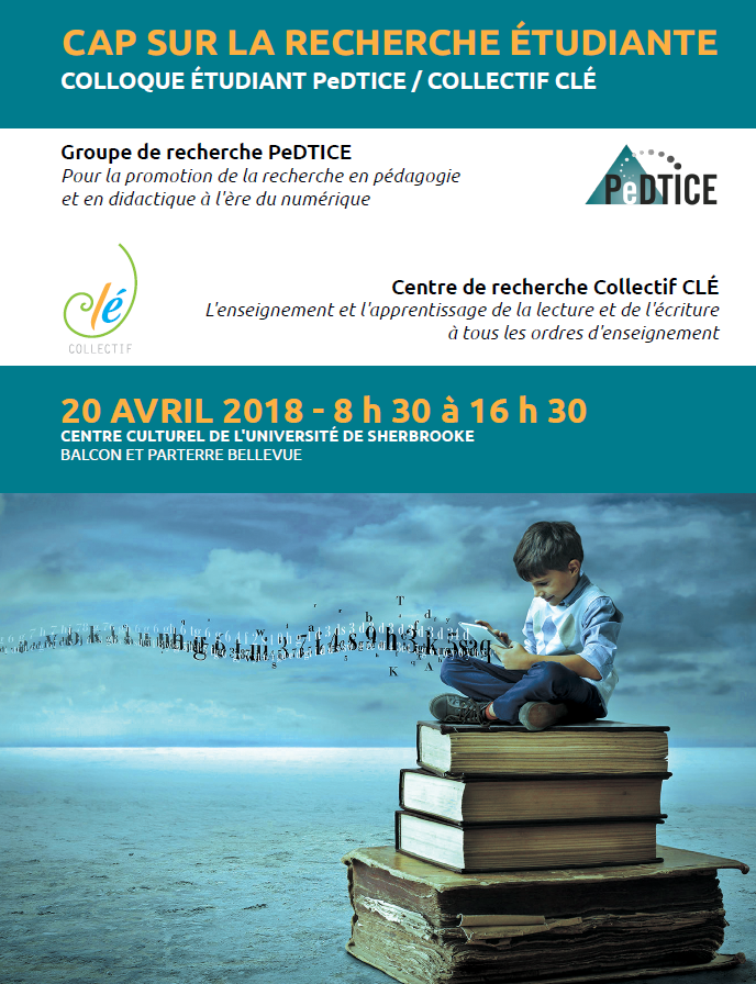 Colloque étudiant Collectif CLÉ / PeDTICE 2018