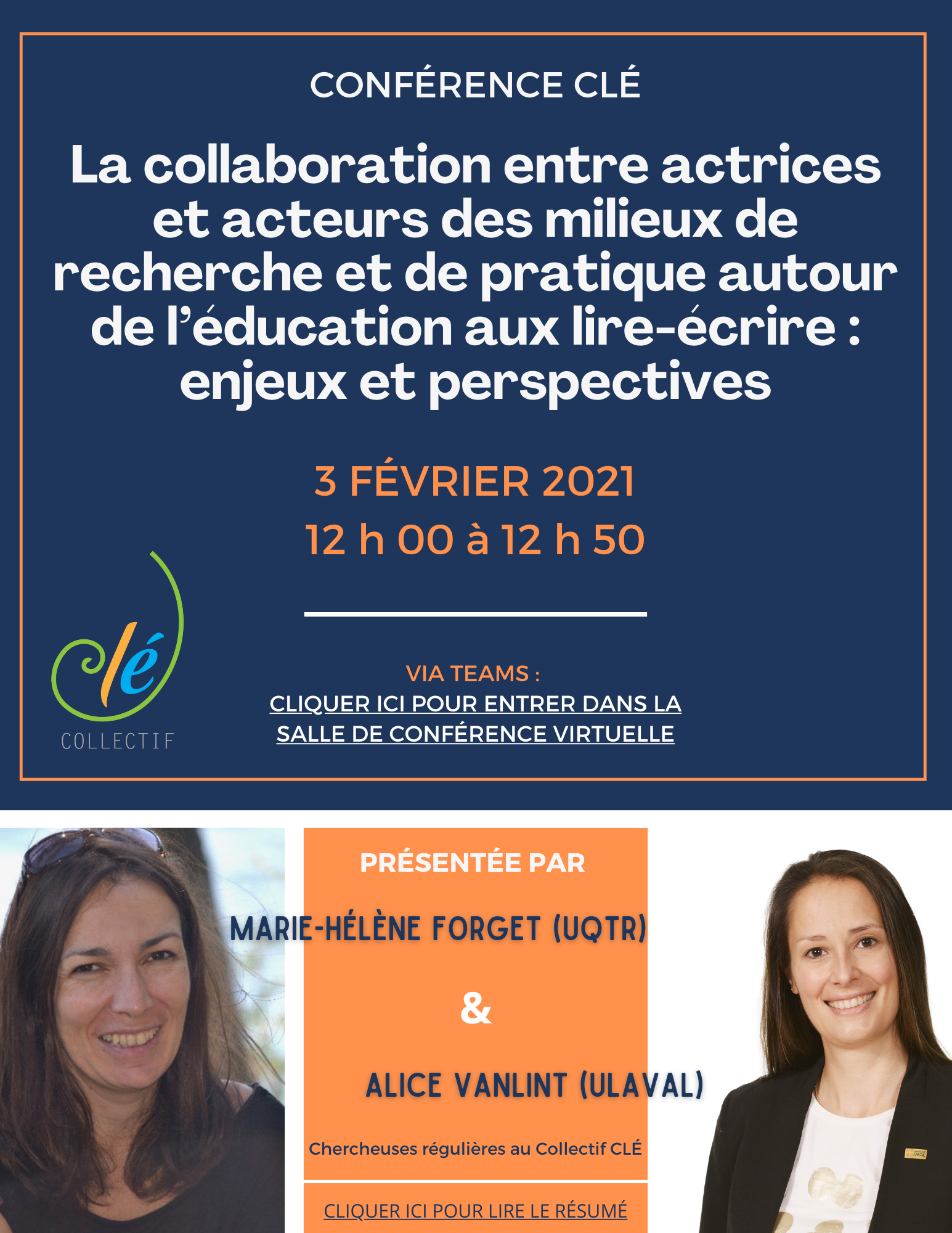 La collaboration entre actrices et acteurs des milieux de recherche et de pratique autour de l’éducation aux lire-écrire : enjeux et perspectives