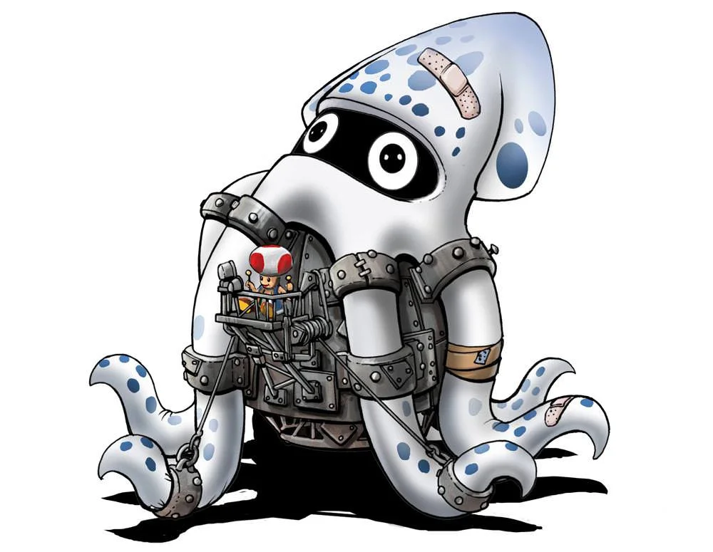 Check out unused Super Mario Strikers Charged art via @Unseen64