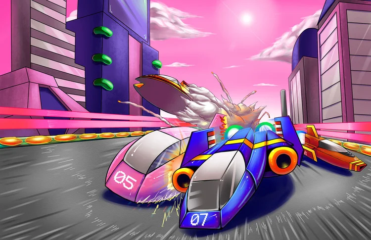 Listen to chip rock ballad F-Zero Racing by Multi-Memory Controller