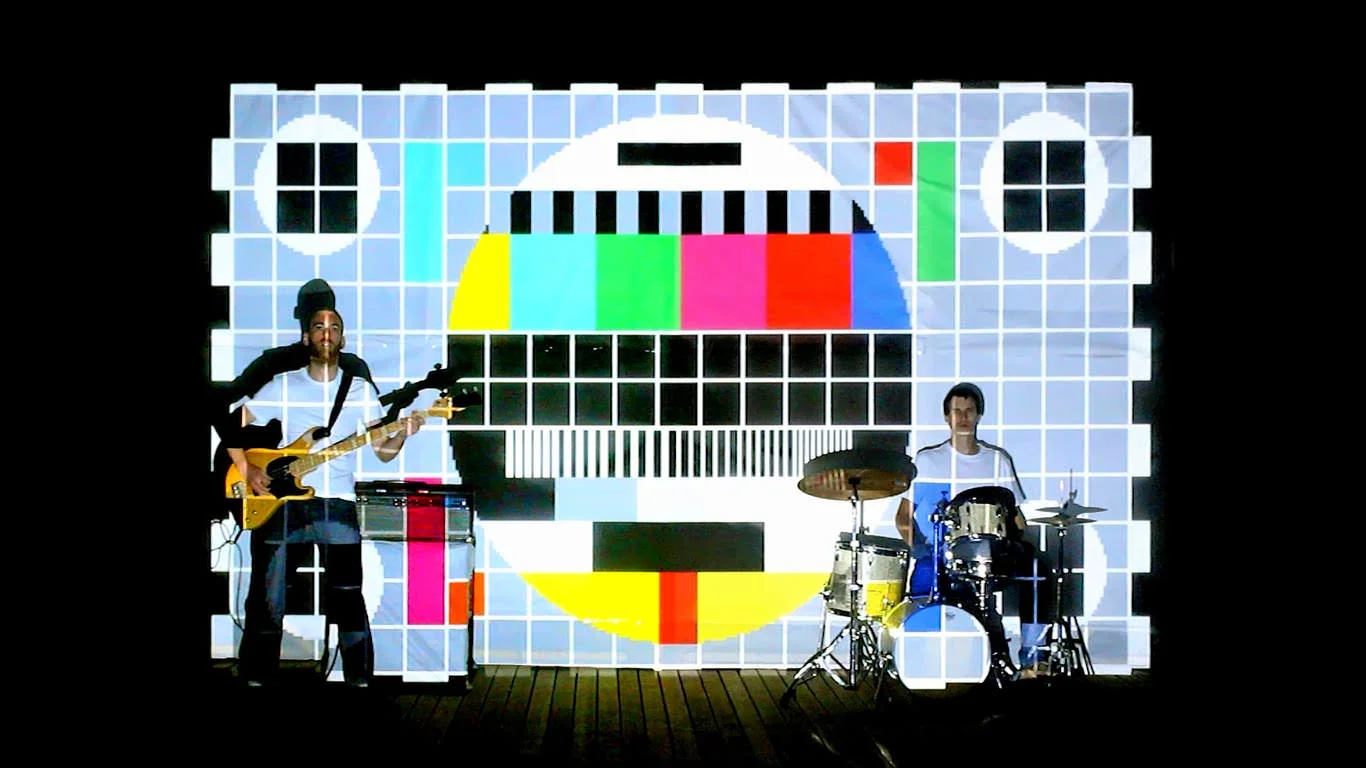 Music video debut 'Rocket Shoes' from chiptune rock duo Please Lose Battle