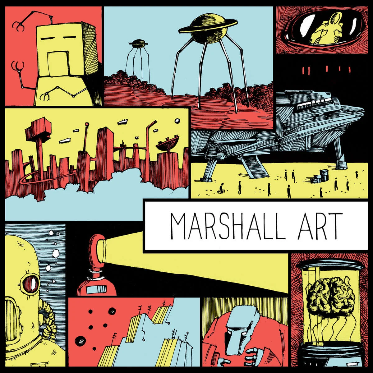 Check out the debut, self-titled chiptune rock album by Marshall Art