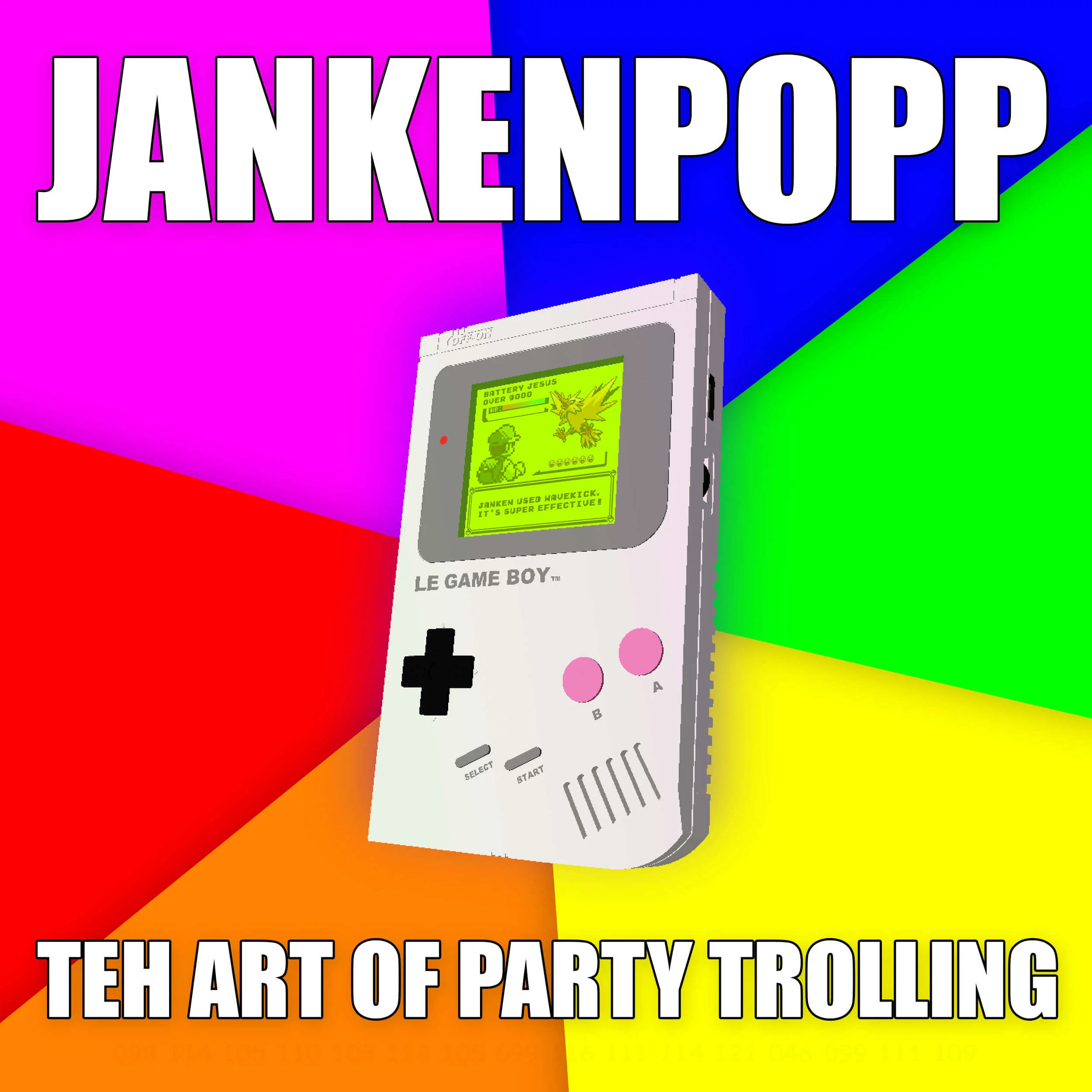 JANKENPOPP's  new chiptune album Teh Art Of Party Trolling available now
