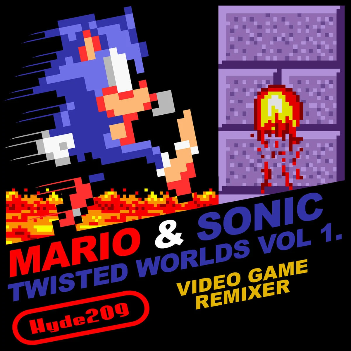 Hyde209 creates an alternate reality of music in 'Mario & Sonic - Twisted Worlds'