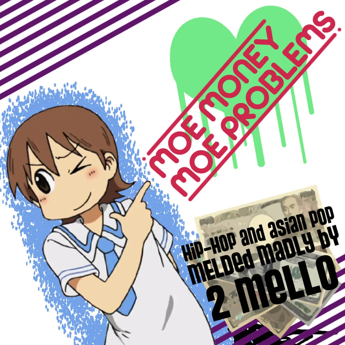 Anime club music from 2 Mello in new album Moe Money Moe Problems