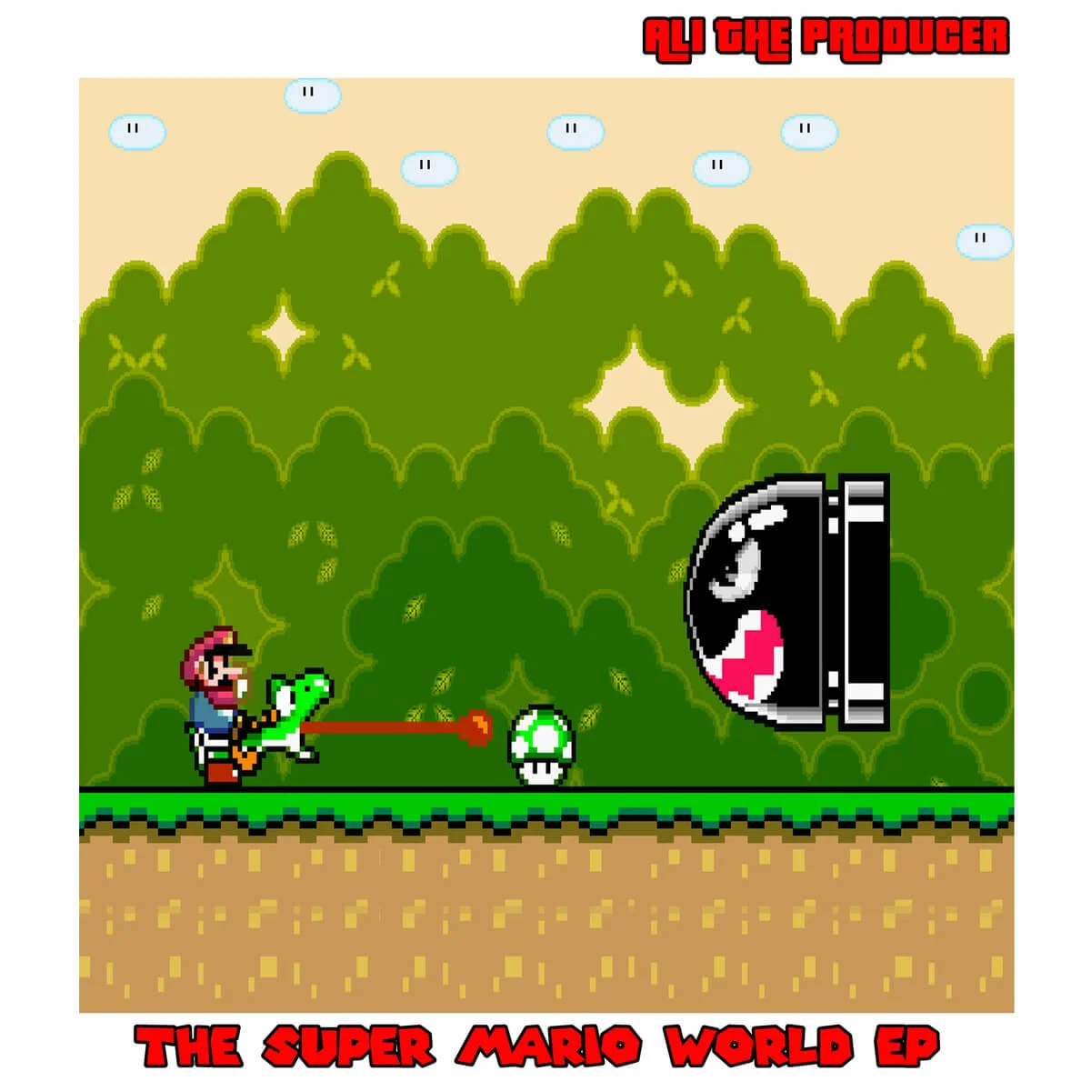 Super Mario inspired club music beats by Ali The Producer - 'The Super Mario World EP'
