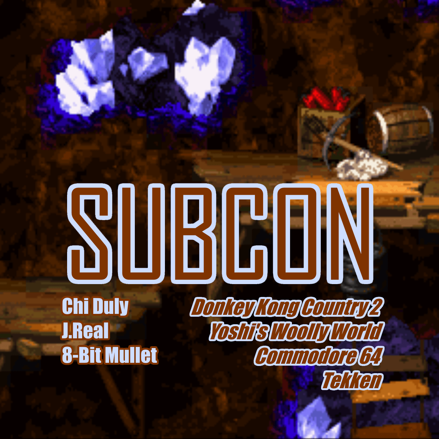SUBCON 58 DKC2, Yoshi, C64 episode artwork