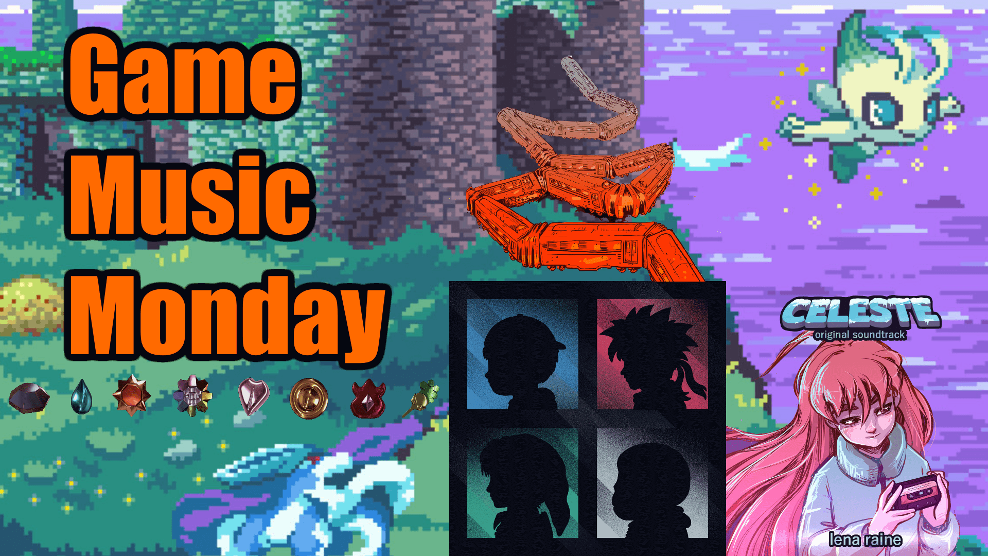 Pokemon, Celeste, Zelda, Majora's Mask, YOMOTSU