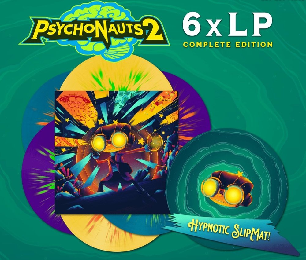 Bande Originale Psychonauts 2 - Edition Essential Vinyle 2LP Par Iam8bit - Neuf Scellé