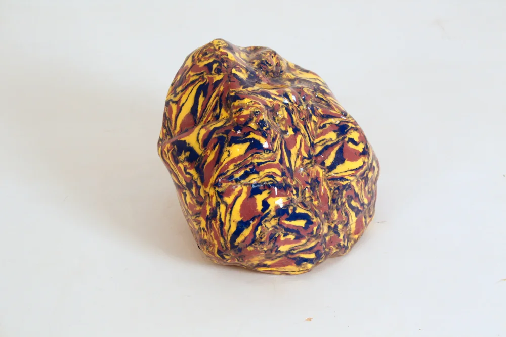Fractal #2 , 2010, Clay with glaze, 8” x 8” x 8”