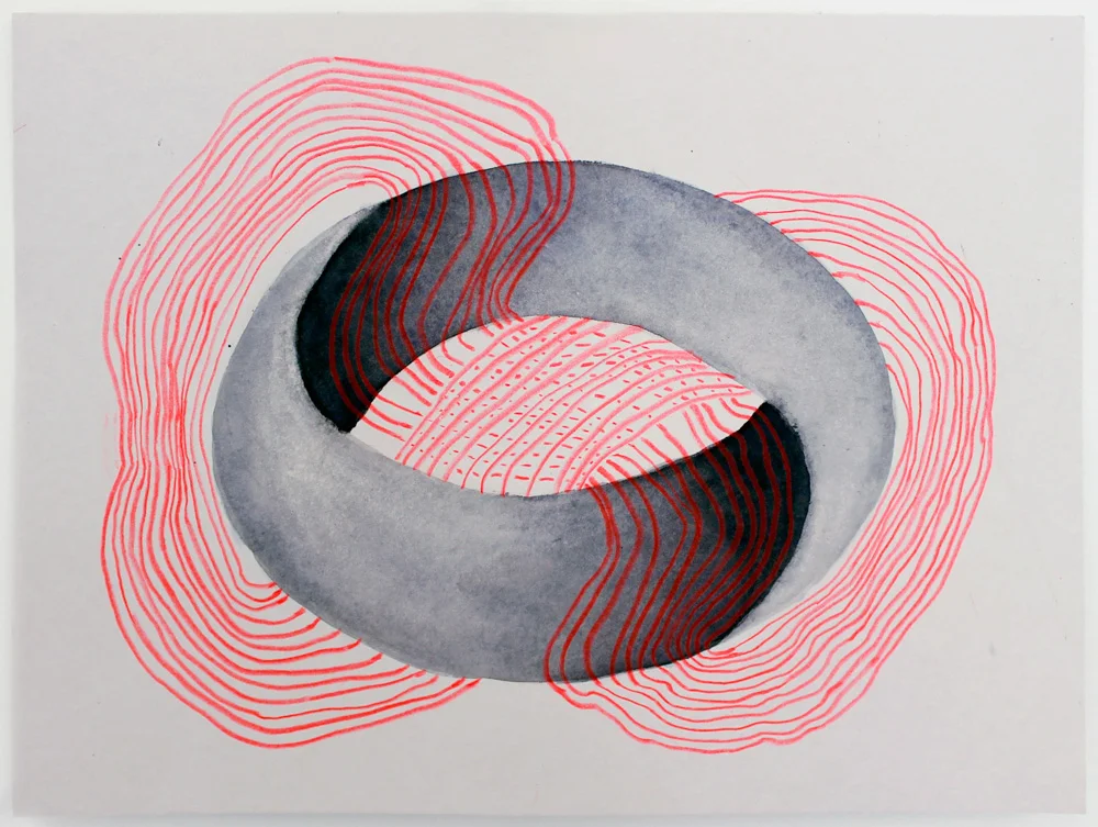 Impossible Shape 2a , 2012, Watercolor and graphite on paper, 9 x 12 in.