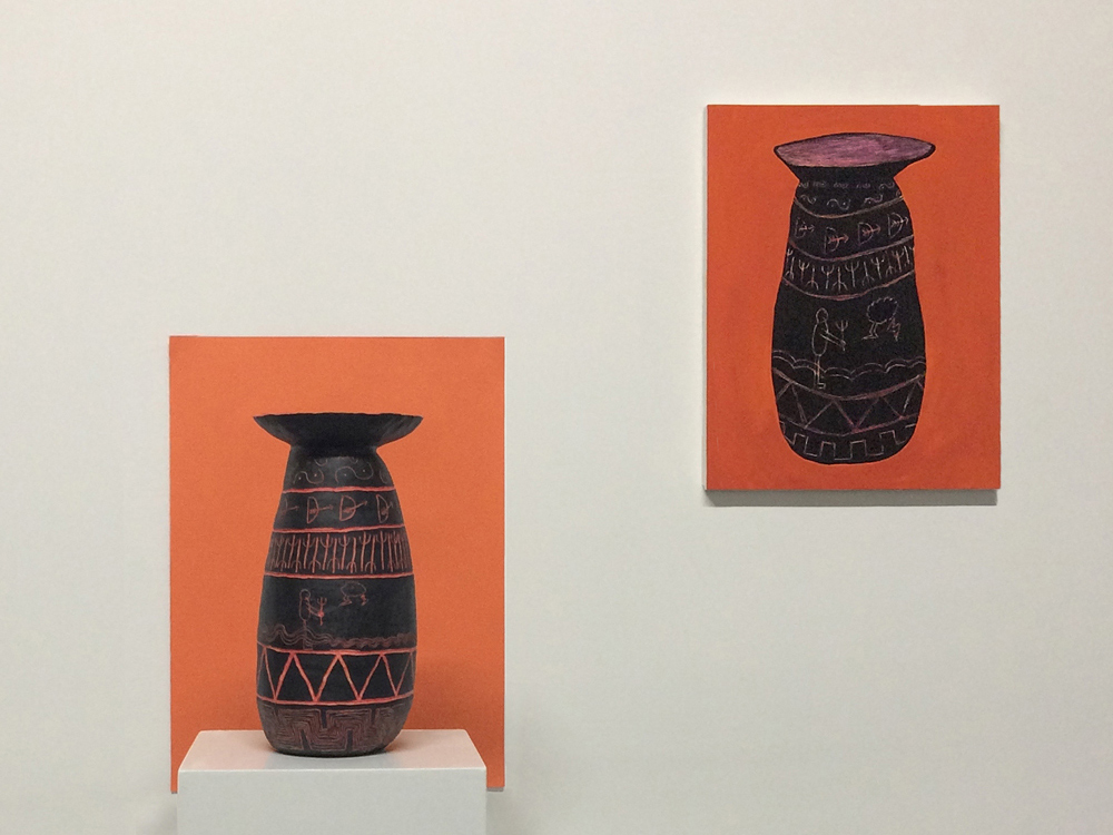 Max’s Urn , 2013, installation view, mixed media A collaborative piece by Guy Ben-Ari and Leah Wolff for Constellations, group exhibition at NARS Foundation, Brooklyn, NY