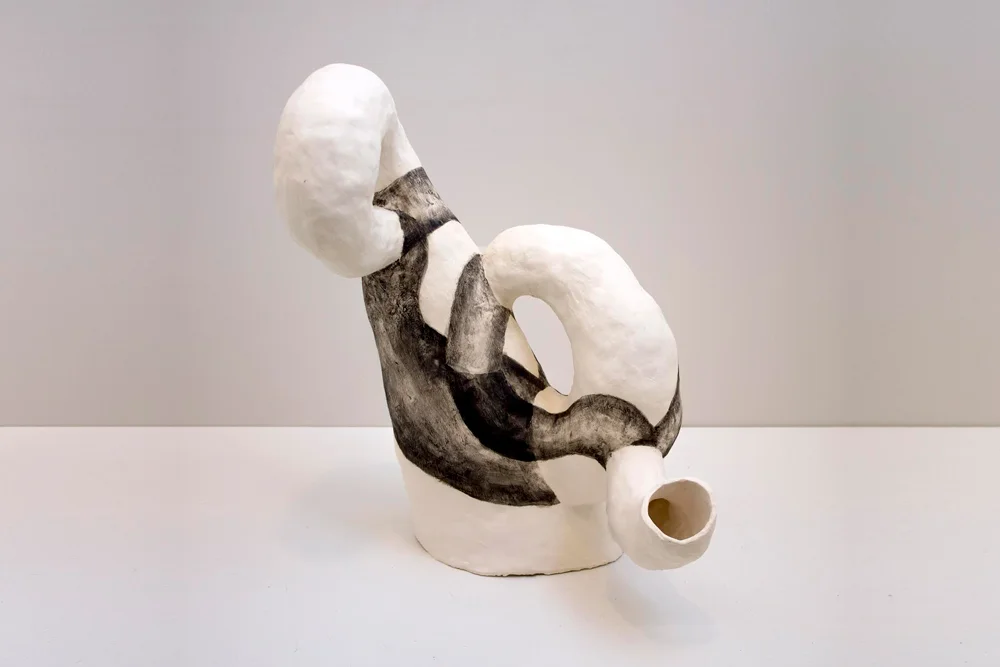 Klein Worm Graph , 2015, glazed ceramic, 16 x 13.5 x 10 in