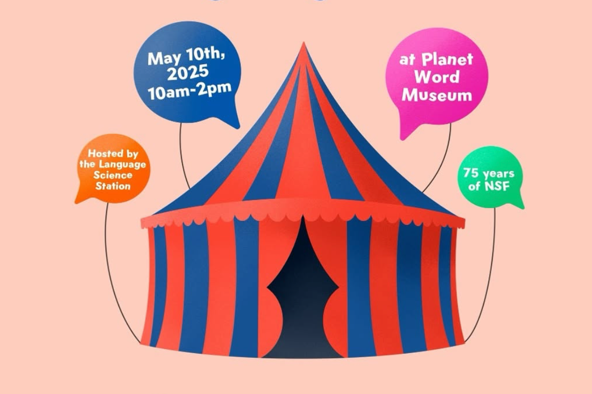 Language Science Fair talk at Planet Word